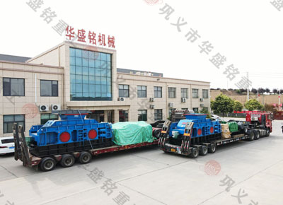 煤矸石制砂機不堵料?對輥破碎機出料粒度可調(diào)嗎